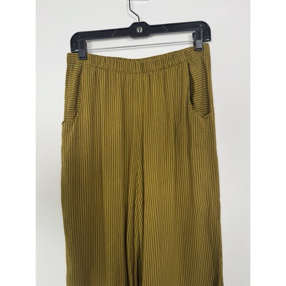 Lisa Bayne Pants Striped Parker 25” Wide Leg Usa Made Artful Home S - Picture 2 of 10